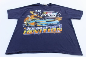 Nascar 2000 "We Have Ignition" Racing T-shirt Outdoor Sports Performance Wear Fit