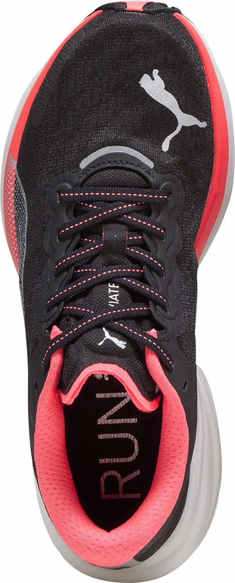 zigzag - design shoes Multi terrain Traction Puma Deviate Nitro 2 Womens Running Shoes - Black