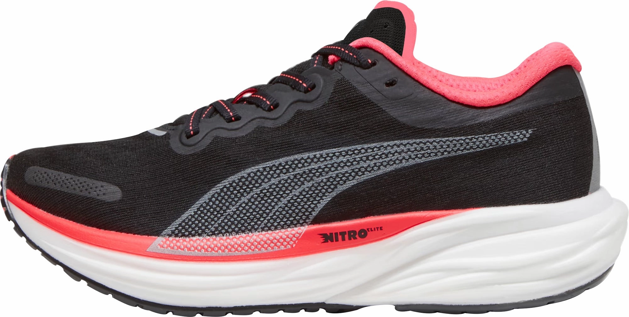 Coordination - boosting Puma Deviate Nitro 2 Womens Running Shoes - Black