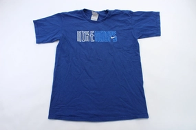 Youth Nike Hoops Logo Blue Graphic T-Shirt Comfortable Layers