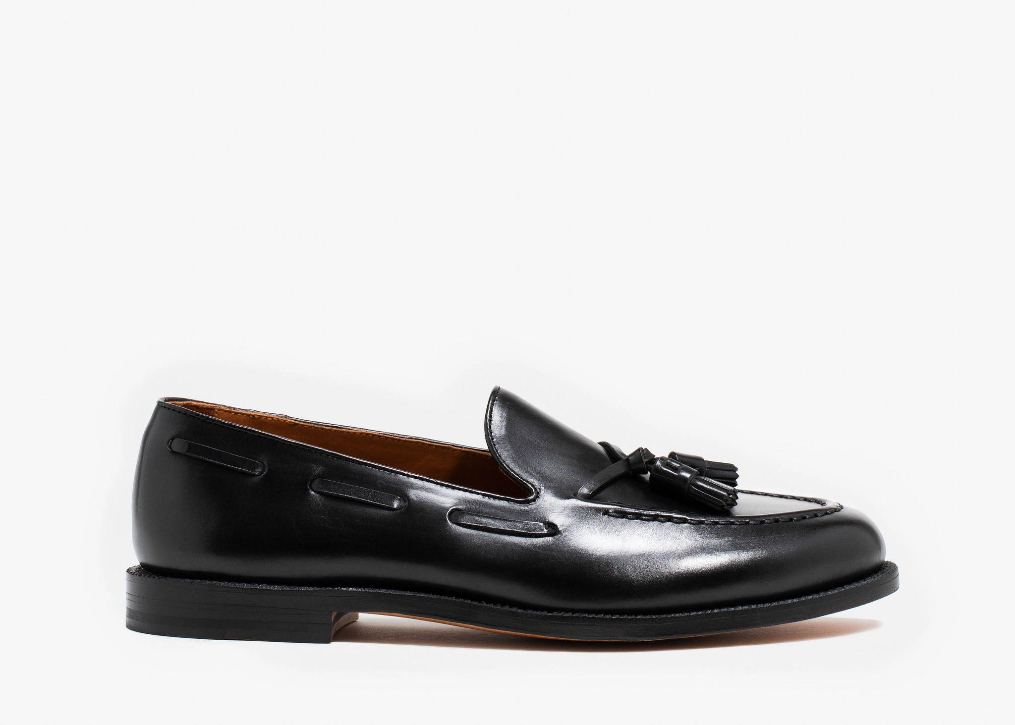 Tassel Loafer Black Calf Air Steps