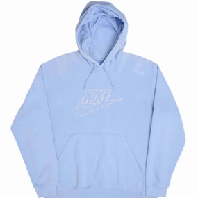 Unique selling points VINTAGE NIKE SPELLOUT SWOOSH BLUE HOODIE SWEATSHIRT 2000S SIZE XL