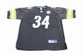 Reebok Logo Pittsburgh Steelers Rashard Mendenhall Jersey Low Profile Stitching