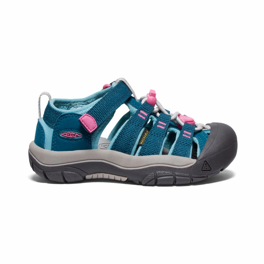 Odor Resistant Footbed Little Kids' Newport H2  |  Legion Blue/Hot Pink
