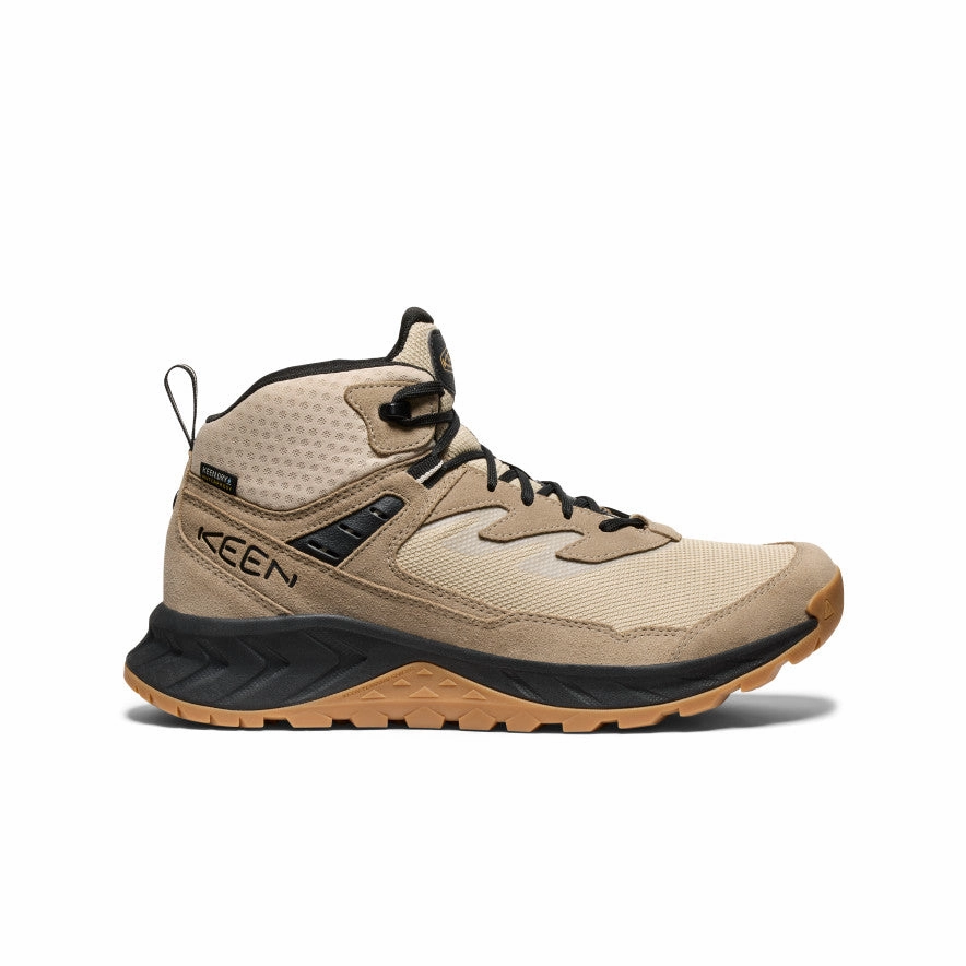 Men's Hightrail Waterproof Hiking Boot  |  Brindle/Oak Buff synthetic leather Lightweight Upper