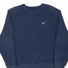 VINTAGE NIKE CLASSIC SWOOSH NAVY BLUE SWEATSHIRT 2000S SMALL product ombre gradient Bold Print