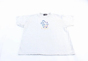Plus size confidence 90's Disney Embroidered Mickey Mouse Colorful T-Shirt