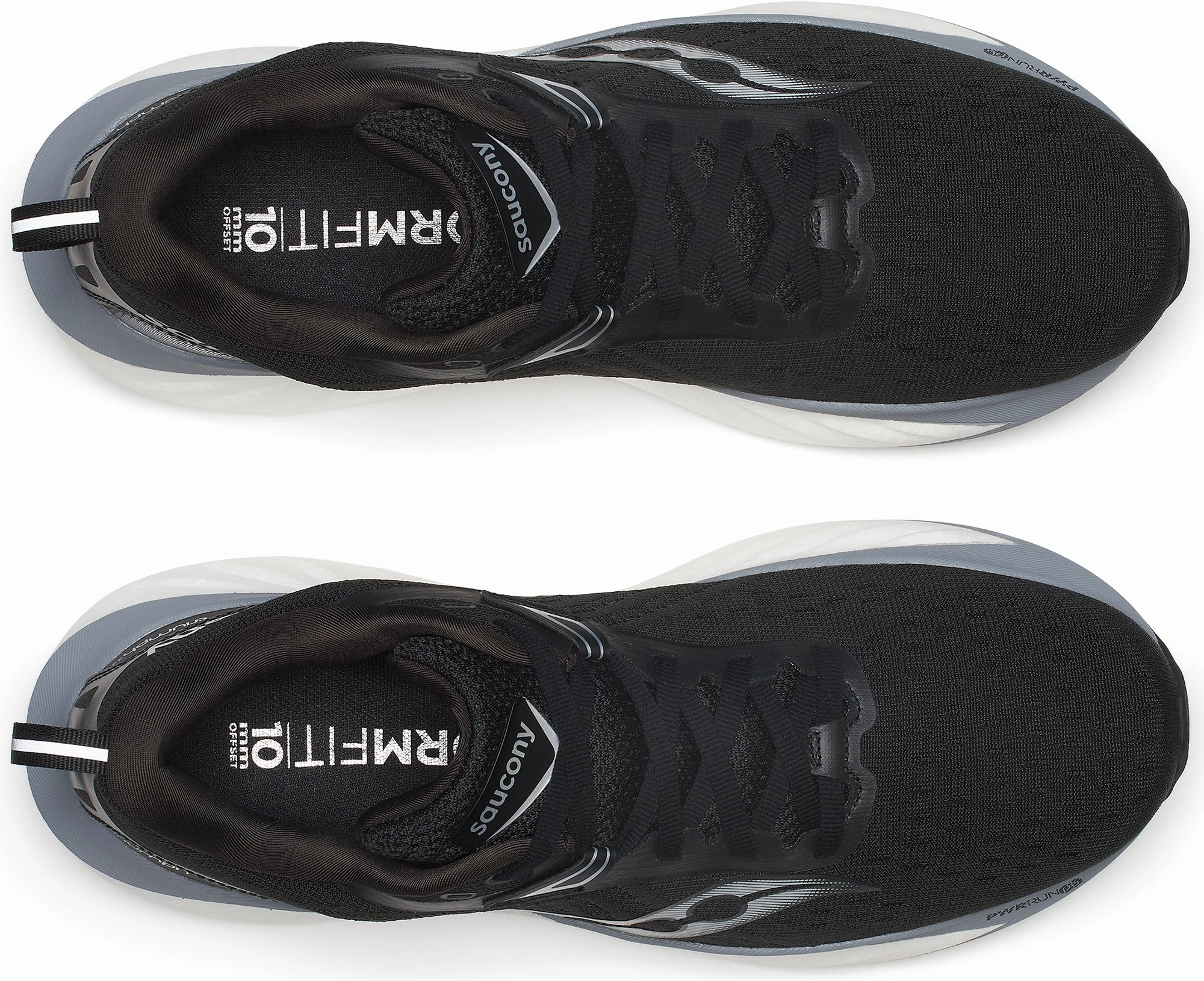 Quick - release fitness goals Saucony Triumph 22 Mens Running Shoes - Black