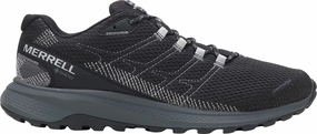 Foot Support Merrell Fly Strike GORE-TEX Mens Trail Running Shoes - Black