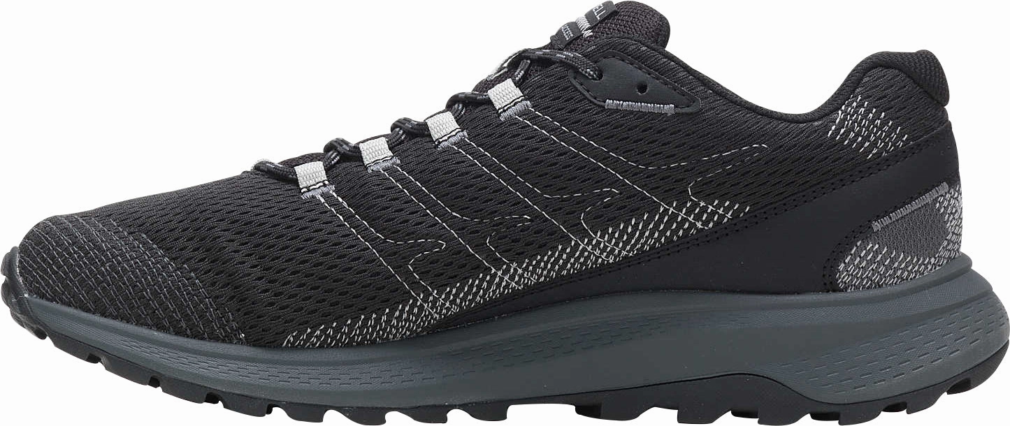 Merrell Fly Strike GORE-TEX Mens Trail Running Shoes - Black Pressure Dispersion Grid PU foam