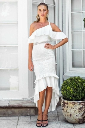 Relax Form Versatile Layer Wear Victoria Dress - White
