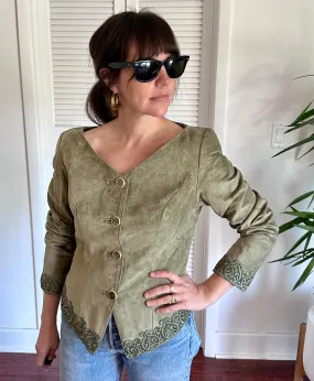 Transitional Weather Active Jacket Vintage Suede Jacket