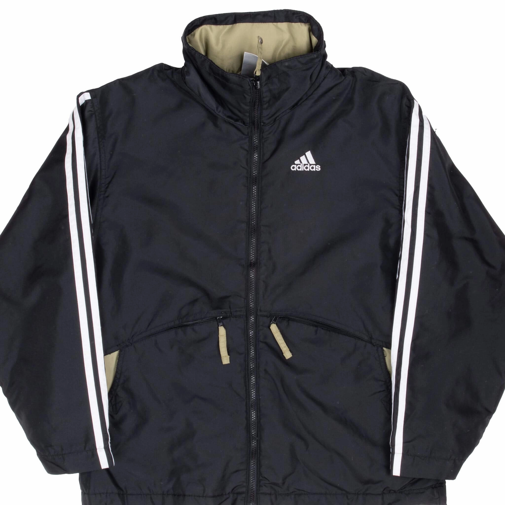 popular in Africa Dry VINTAGE ADIDAS BLACK WINDBREAKER JACKET 1990S SMALL