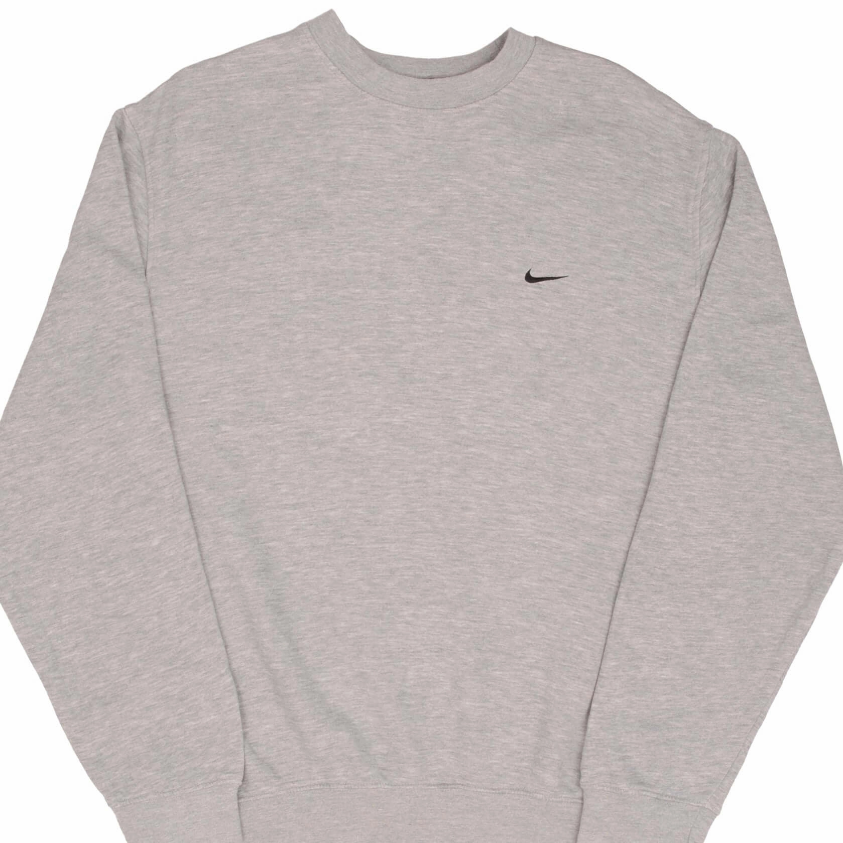 VINTAGE CLASSIC NIKE SWOOSH GRAY SWEATSHIRT 2000S SIZE LARGE team wear product graffiti urbanity