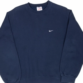 VINTAGE CLASSIC NIKE SWOOSH NAVY BLUE SWEATSHIRT 1990S SMALL product stud toughness product vacation wearability