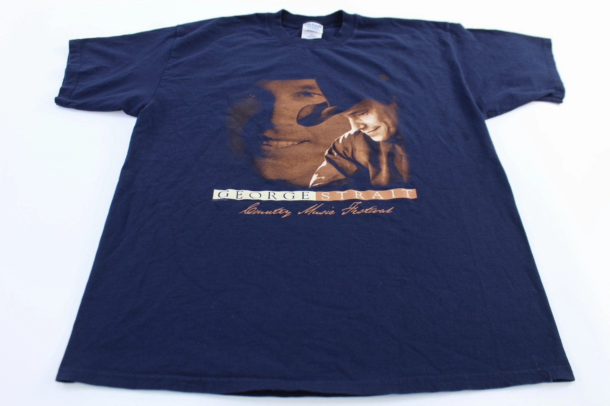 Vintage George Strait Country Music Festival Tour T-Shirt Urban Comfort EcoFriendlyDyes