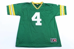 Reinforced Shoulder Panels Urban Run Vintage Green Bay Packers Brett Favre Football Jersey