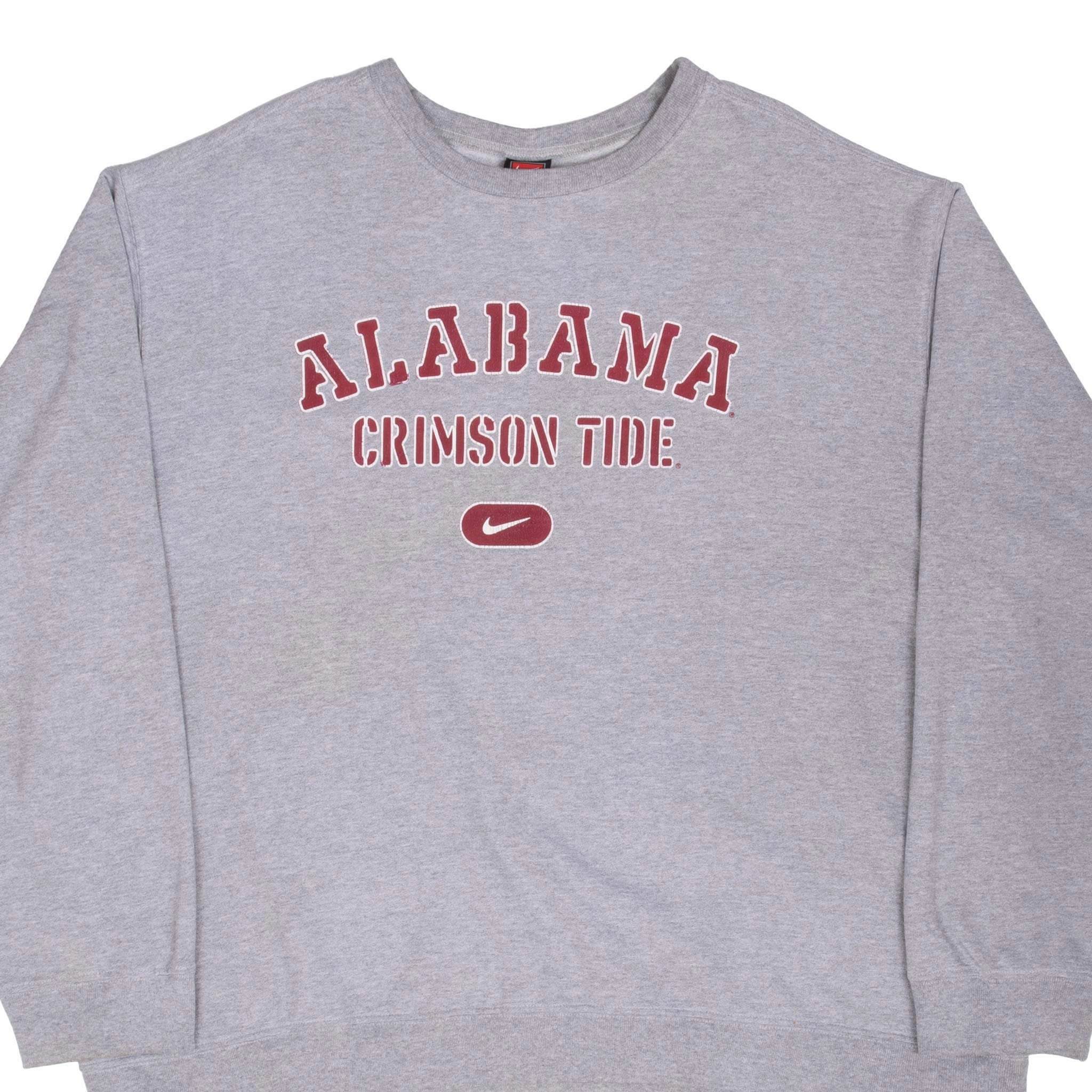 VINTAGE NCAA NIKE ALABAMA CRIMSON TIDE SWEATSHIRT 1990S 2XL MADE IN USA Weekend Comfort