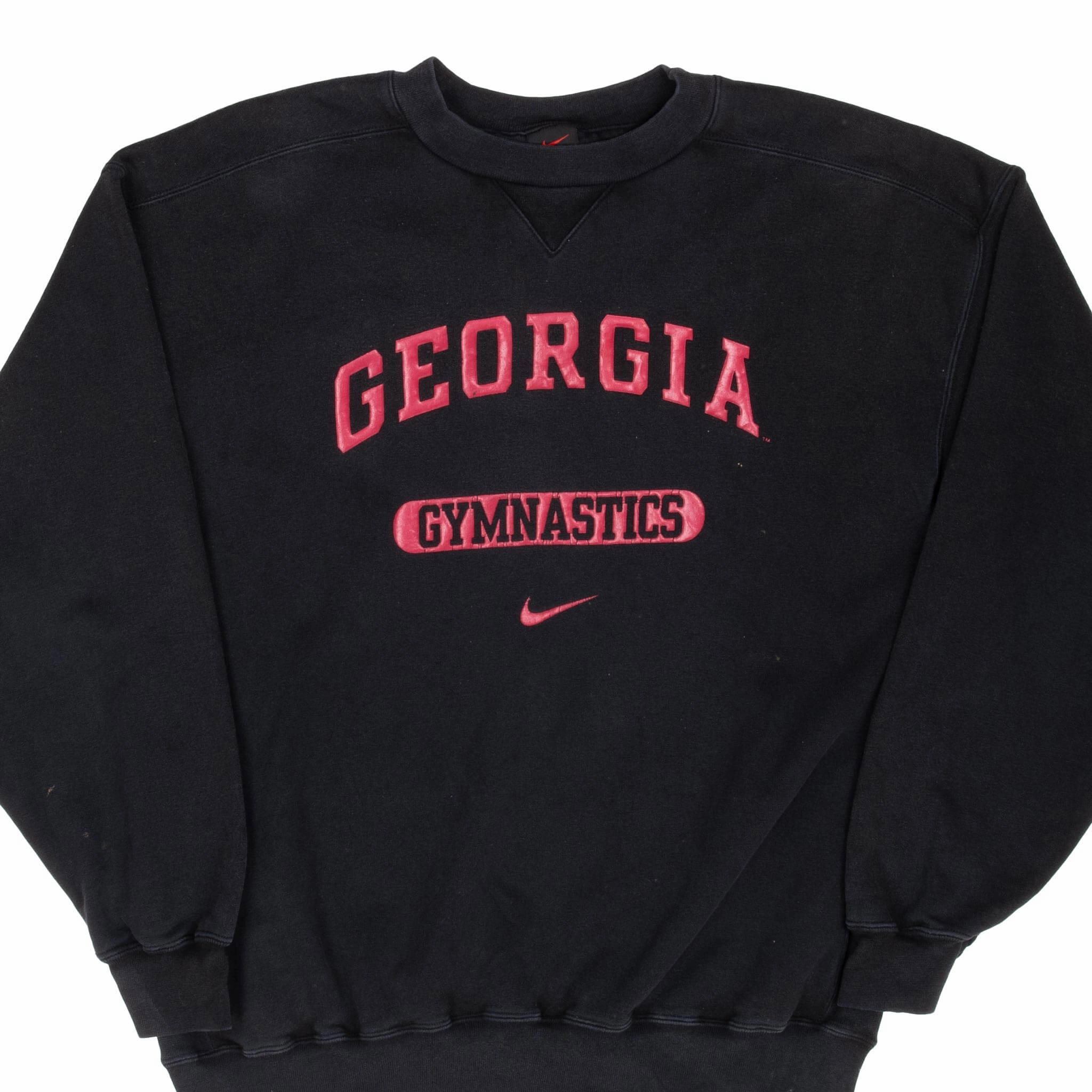 VINTAGE NCAA NIKE GEORGIA UNIVERSITY GYMNASTICS SWEATSHIRT 1990S MEDIUM simple design