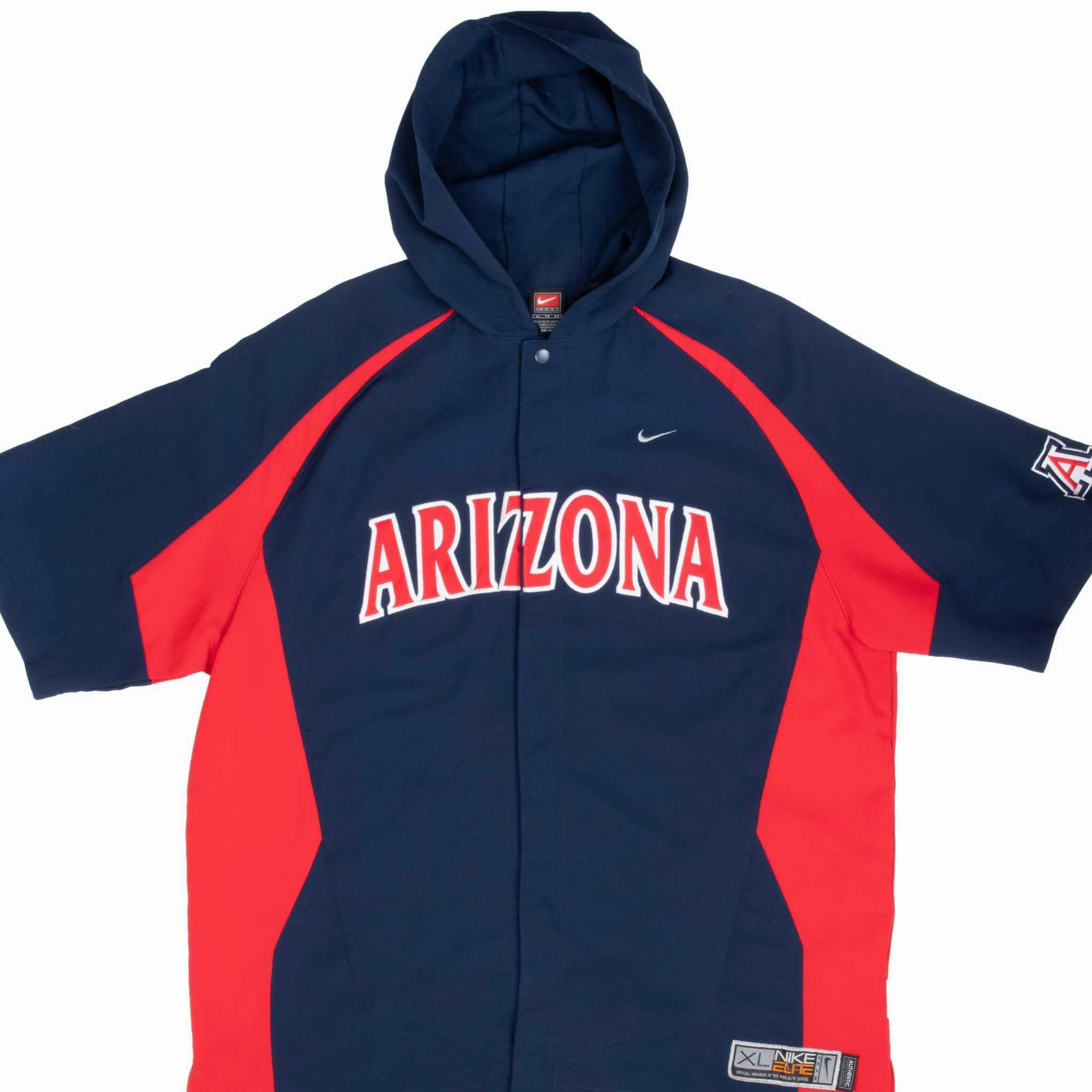 Minimal Detail Street Edge VINTAGE NCAA UNIVERSITY OF ARIZONA BASEBALL NIKE JERSEY 1990S XL