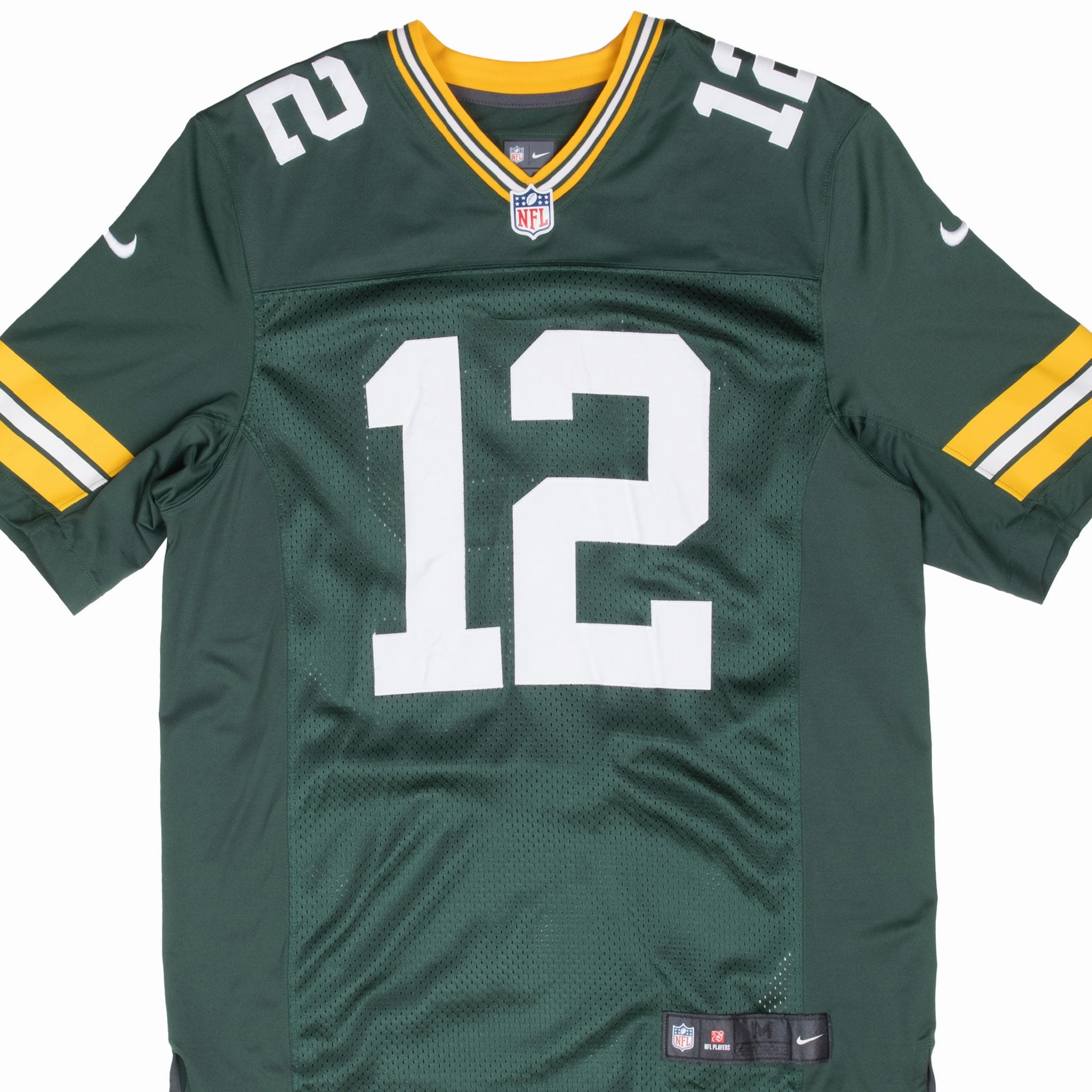 VINTAGE NFL GREEN BAY PACKERS AARON RODGERS #12 NIKE JERSEY 2000S MEDIUM Performance Gear