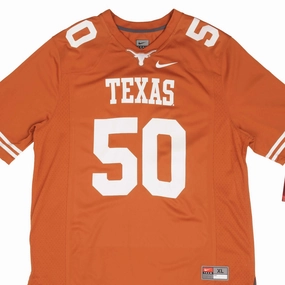 Athletic Wear VINTAGE NFL NCAA TEXAS LONGHORNS ROTHANS #50 NIKE JERSEY SIZE XL DEADSTOCK