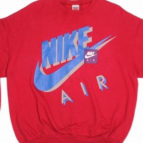 VINTAGE NIKE AIR SWEATSHIRT 1987-1994 SIZE XL MADE IN USA product ring elegance Ribbed Hem