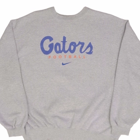 Chic Comfort VINTAGE NIKE CENTER SWOOSH GATORS FOOTBALL SWEATSHIRT 1990S SIZE XL