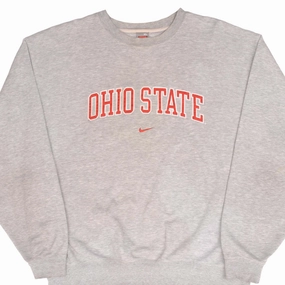 VINTAGE NIKE CENTER SWOOSH NCAA OHIO STATE SWEATSHIRT 2000S SIZE XL Tall Length Outdoor Activity