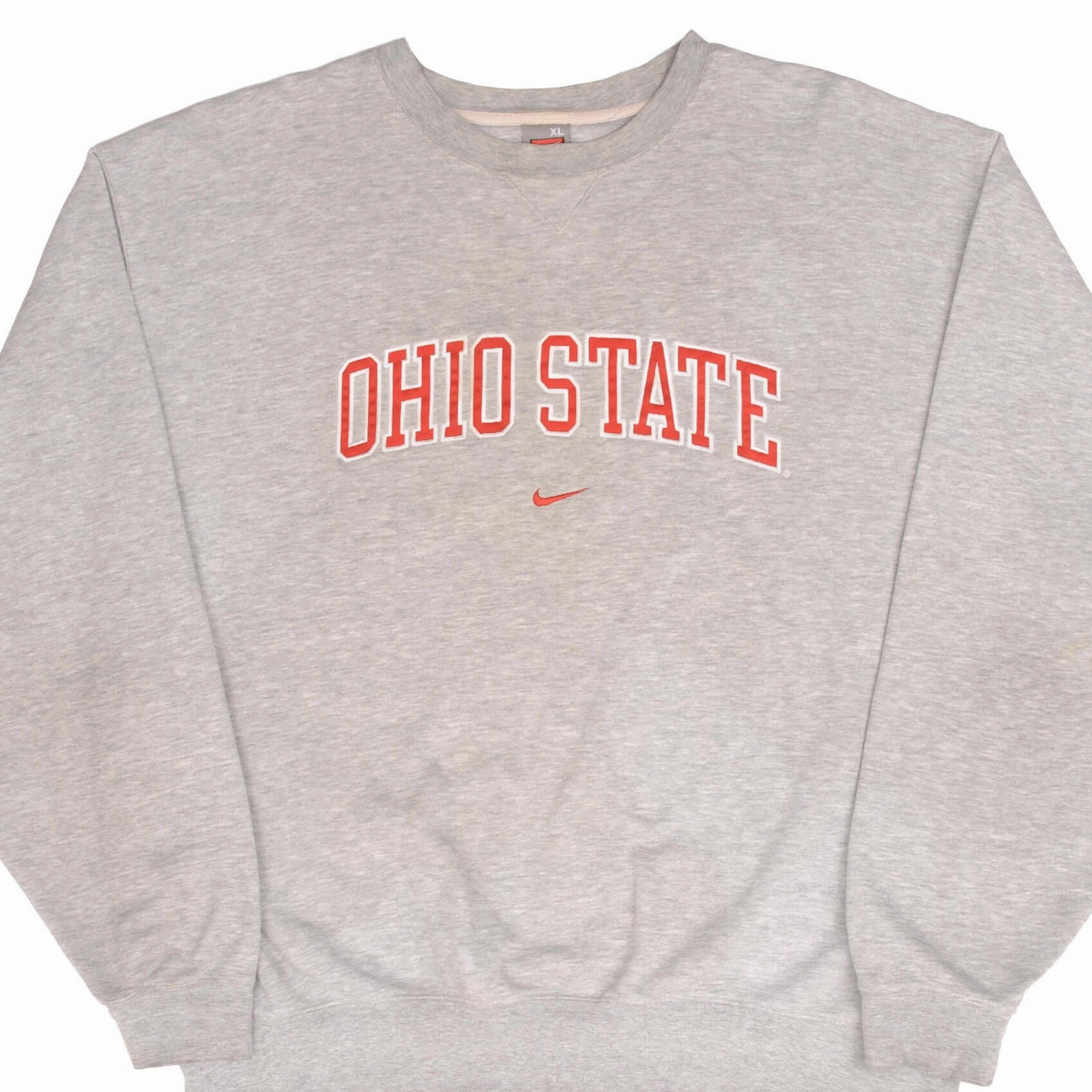 VINTAGE NIKE CENTER SWOOSH NCAA OHIO STATE SWEATSHIRT 2000S SIZE XL Tall Length Outdoor Activity
