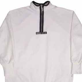 product rough ruggedness product recommendation VINTAGE NIKE CENTER SWOOSH WHITE SWEATSHIRT 1990S LARGE MADE IN USA