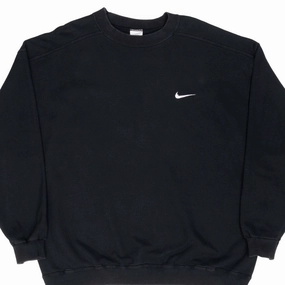 product yoga friendliness Hiking Essential VINTAGE NIKE CLASSIC SWOOSH BLACK SWEATSHIRT 1990S XL