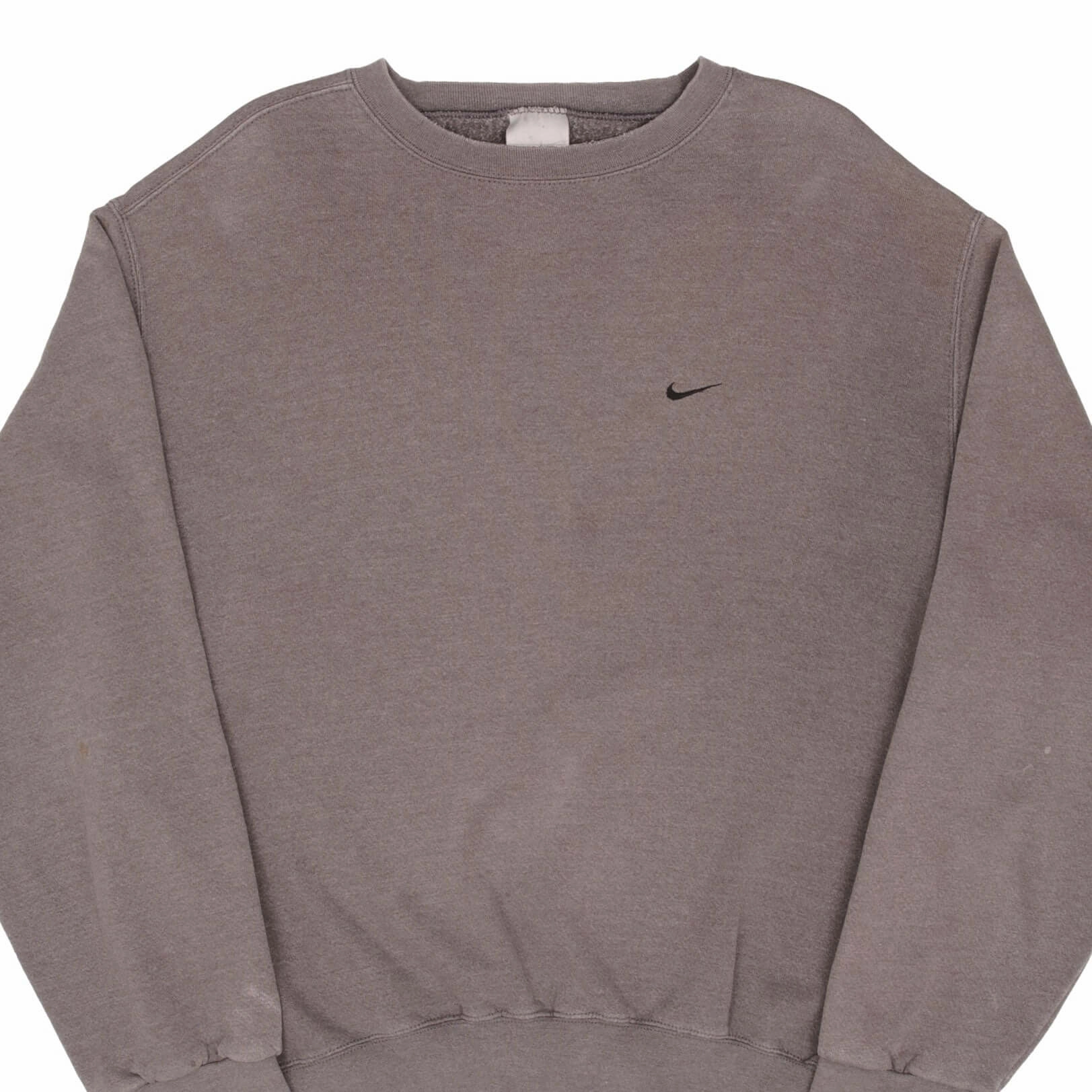 comfortable for standing lace accents VINTAGE NIKE CLASSIC SWOOSH GRAY SWEATSHIRT 2000S SIZE LARGE