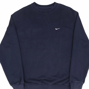 VINTAGE NIKE CLASSIC SWOOSH NAVY BLUE SWEATSHIRT 2000S SIZE XL product beach style charm