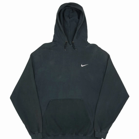 product budget friendly choice VINTAGE NIKE CLASSIC SWOOSH PINE GREEN HOODIE SWEATSHIRT 1990S LARGE MADE IN USA