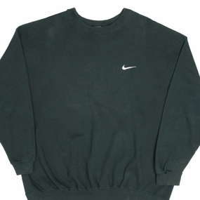 product urban fashion sense consumer preference VINTAGE NIKE CLASSIC SWOOSH SWEATSHIRT 1990s SIZE 2XL MADE IN USA