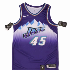 VINTAGE NIKE NBA UTAH JAZZ DONOVAN MITCHELL #45 JERSEY SIZE 44 DEADSOTCK Neutral Vibe Breathable fabric