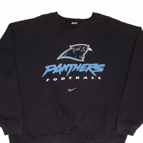 industry standard product wedding guest elegance VINTAGE NIKE NFL CAROLINA PANTHERS CENTER SWOOSH SWEATSHIRT 1990S 2XL MADE USA