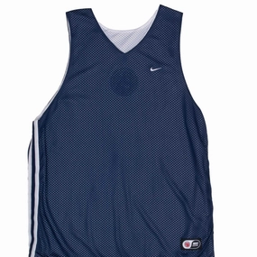 Eco Friendly Dye VINTAGE NIKE REVERSIBLE TRAINING BASKETBALL JERSEY 1990S LARGE