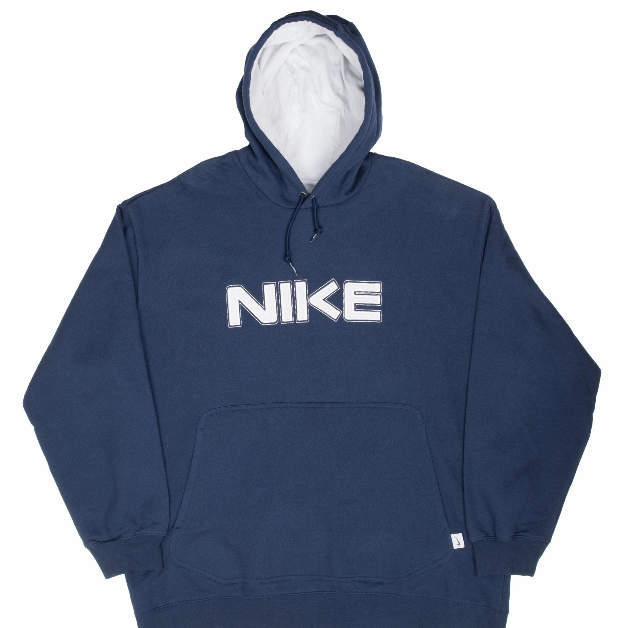 product cycling suitable endurance stain resistant coating VINTAGE NIKE SPELLOUT BLUE HOODIE SWEATSHIRT 2000S 2XL