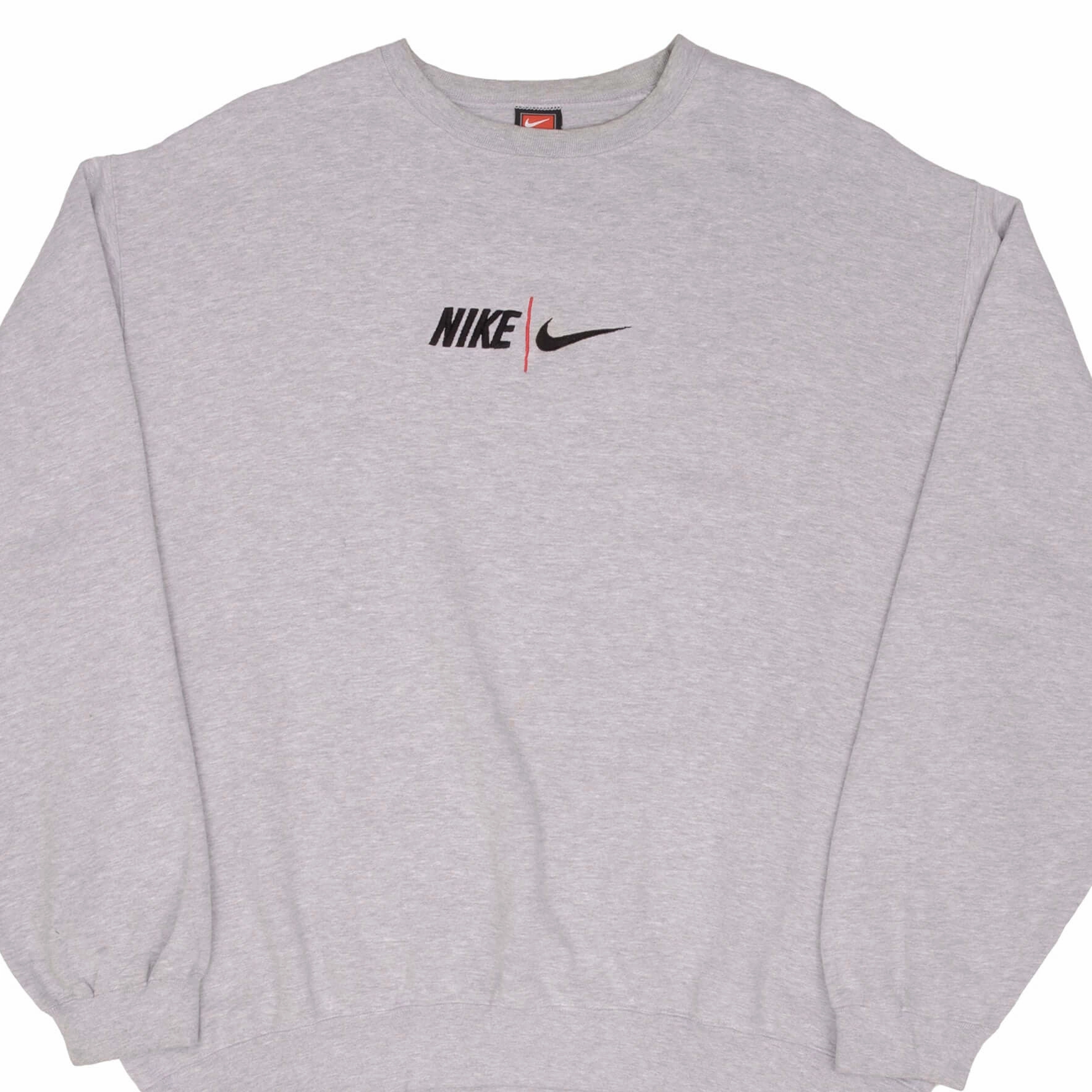 VINTAGE NIKE SPELLOUT SWOOSH GREY SWEATSHIRT 1990S SIZE 2XL product surfing suitability Earthy Tones