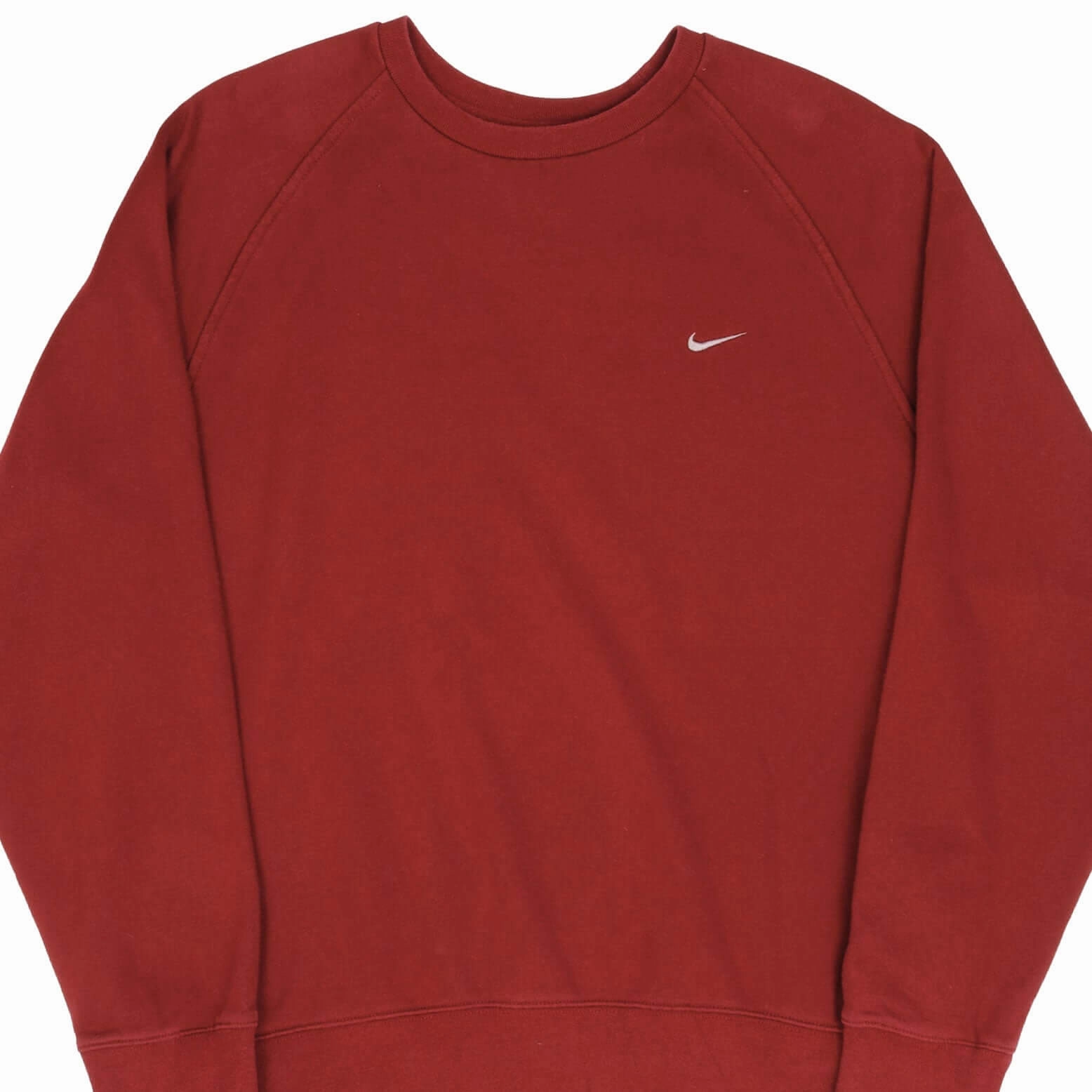 VINTAGE RED BURGUNDY NIKE CLASSIC SWOOSH SWEATSHIRT LATE 2000S SIZE LARGE Travel Relaxed