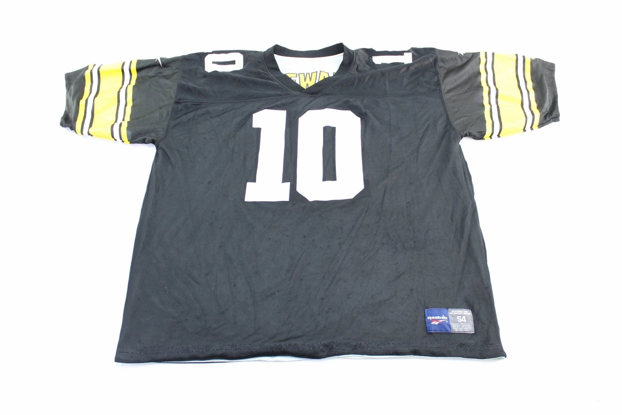Vintage Reebok Logo Pittsburgh Steelers Kordell Stewart Reversible Jersey Non Restrictive Silhouette High Motion