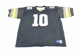 Vintage Reebok Logo Pittsburgh Steelers Kordell Stewart Reversible Jersey Non Restrictive Silhouette High Motion