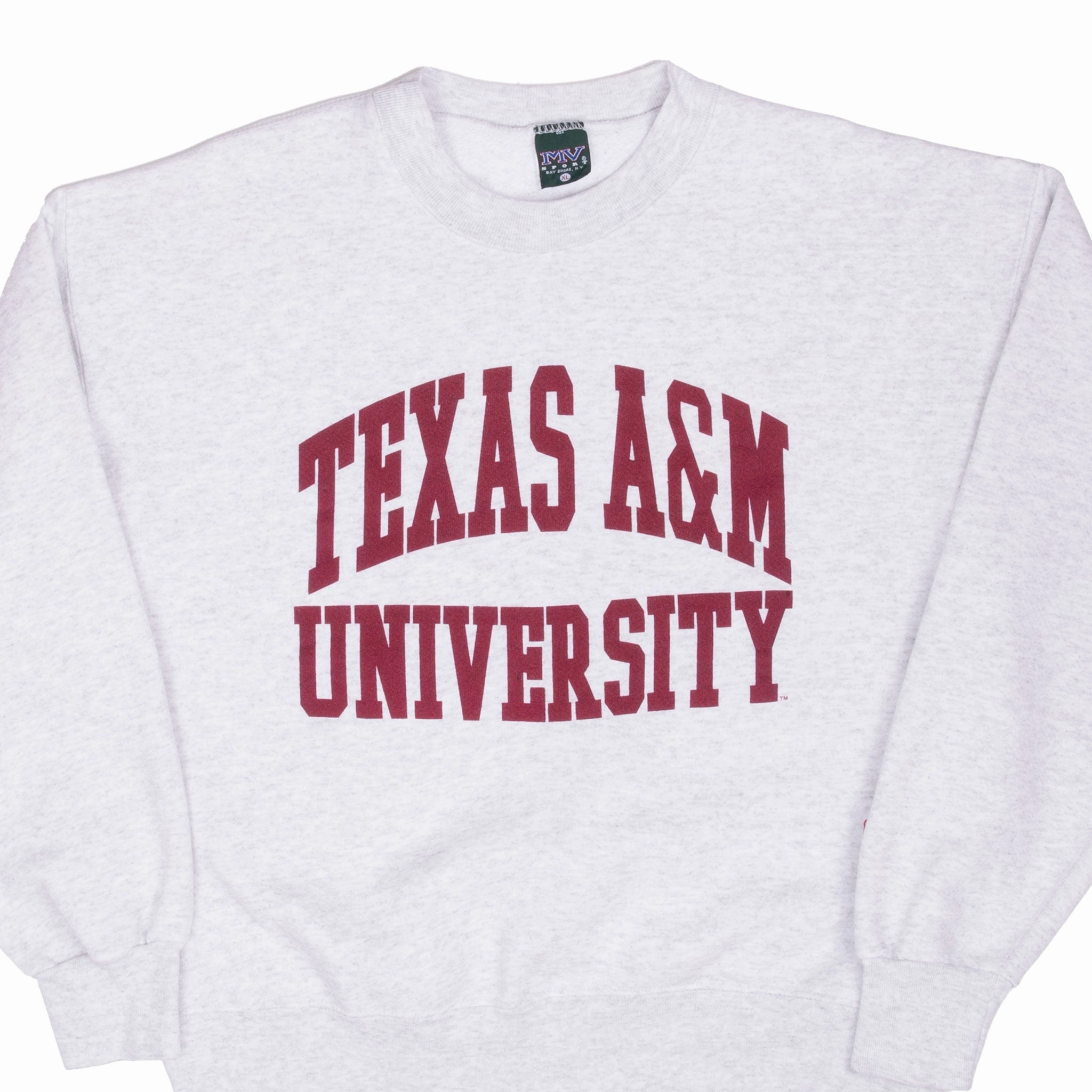 VINTAGE TEXAS A&M UNIVERSITY SWEATSHIRT XL 1990S MADE IN USA Antibacterial