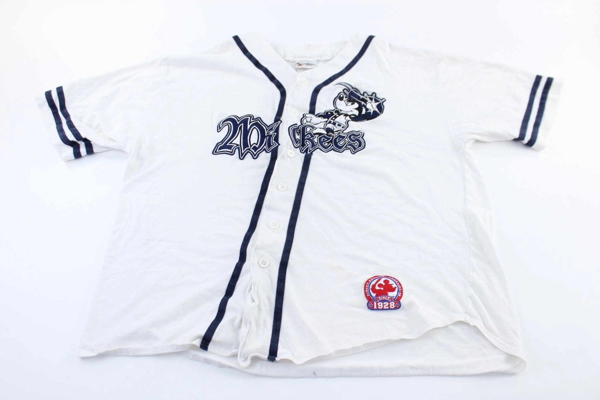 Temperature Regulating Technology Walt Disney World Embroidered Mickees Baseball Jersey