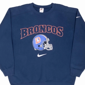 VINTAGE NIKE NFL DENVER BRONCOS SWEATSHIRT 1990S LARGE MADE IN USA product wedding guest charm