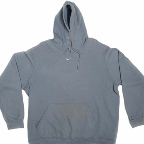 VINTAGE NIKE HOODIE SWEATSHIRT SIZE XL CENTER SWOOSH 2000S product geometric precision Poolside Relax