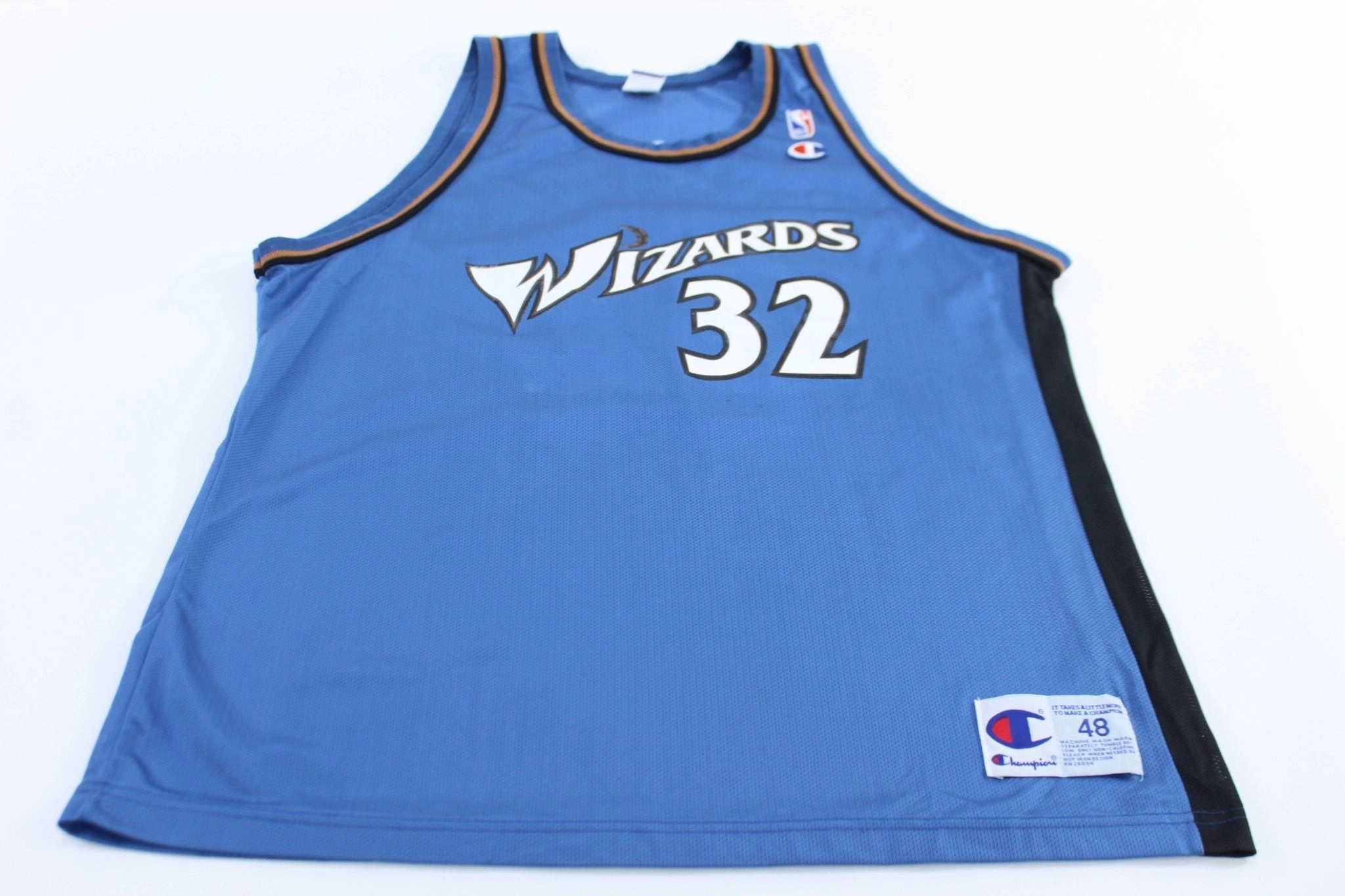 Vented Back Design Quick Release Hem Washington Wizards Richard Hamilton #32 Champion Basketball Jersey