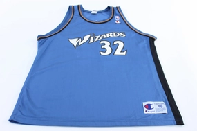 Vented Back Design Quick Release Hem Washington Wizards Richard Hamilton #32 Champion Basketball Jersey